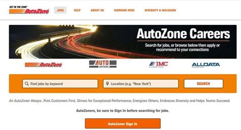 We offer opportunities to all job seekers including those individuals with disabilities. . Autozone careers login